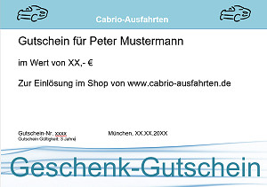 Geschenkgutschein über 50,- Euro